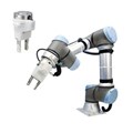 Bộ kẹp khí nén SMC dành cho robot cộng tác UR10 UR10e Cobot, dùng trong máy lắp ráp kiểm tra chất lượng.