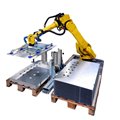 Robot tự động hệ thống xếp dỡ pallet tự động, máy đóng gói bao gạo và kim loại  Fanuc 2606MM