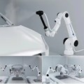Cánh tay robot 6 trục phun sơn tự động Hans Huayan Elfin – robot cộng tác dạng khớp nối dùng cho hệ thống sơn phủ trong sản xuất