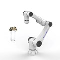 Cánh tay robot HAN’s Elfin10 – robot cộng tác công nghiệp 6 trục tải trọng 10 kg, tích hợp bộ kẹp Schunk cho ứng dụng gắp và đặt