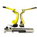 Robot hàn 6 trục hệ thống truyền tải tải và loại bỏ vật liệu, dẫn hướng ray CNGBS, ray trượt Fanuc M-20iD/12L