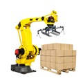 Robot tự động hóa, robot công nghiệp 4 trục, dùng để xếp dỡ hàng hóa, đóng gói bao bì Fanuc M-410iC/110