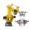 Robot xếp dỡ pallet nhà máy tầm với 2403mm, tải 110kg, kèm bộ điều khiển R-30iB PLUS Fanuc M-410iC/110