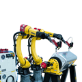 Cánh tay robot tự động hàn hồ quang kim loại thép không gỉ và nhôm Fanuc ARC Mate Robot Series