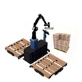 Máy xếp pallet tự động hoàn toàn 7 trục Kassow Robots KR1018 với kẹp hút chân không mới