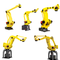 Robot công nghiệp xếp chồng, đóng gói tự động, máy xếp pallet Fanuc M-410