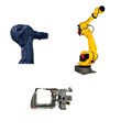 Robot hàn kèm mỏ hàn Ohara của Nhật Bản và bộ đồ bảo hộ CNGBS FANUC R-2000iC