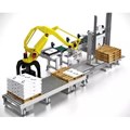 Cánh tay robot công nghiệp với bộ kẹp robot CNGBS dùng cho robot xếp pallet bột mì Fanuc M-410iC/185