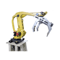 Robot xếp dỡ pallet tự động tải trọng 500kg, chuyên dụng cho robot xếp dỡ pallet tự động với bộ kẹp FANUC M-410iC/500 
