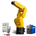 Robot hàn thông minh cỡ nhỏ tích hợp máy hàn AOTI/KRII 200, hàn CO2/MiG/MAG cho ống thép không gỉ FANUC LR Mate 200ID