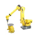 Cánh tay robot FANUC 6 trục tầm với 1831mm kèm bộ định vị robot CNGBS dùng cho hàn M-20iD/25