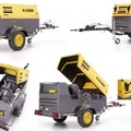 Máy nén khí di động Atlas Copco kiểu bôi trơn để khoan giếng nước lỗ sâu XAMS850Cd