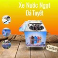 Xe làm kem lắc băng cốc có khay đựng kem CAK330