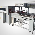 Máy đóng gói và cắt loại L tự động, Máy đóng gói co FL-5545TBA + SM-5030LX 