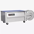 Máy đai thùng carton bán tự động Hualian KZB-II (sử dụng dây đai PP)
