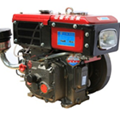 Máy Nổ Dầu 6HP Hiệu Quantrai R175AN (D6 Gió Đèn)