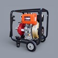 Máy Bơm Nước Đẩy Xa Cứu Hỏa 12.5HP Kama 195FE