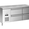 Bàn mát inox 4 ngăn kéo Klaus KDC-2.1-2N