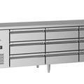 Bàn mát inox 9 ngăn kéo Klaus KDC-2.1-3W 