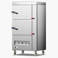 Tủ hấp công nghiệp 2 cửa dùng gas 10 khay CHINENG 