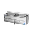 Máy rửa rau củ khử khuẩn 2 bồn 2m CHINENG CN-YSJK-QXS2020