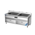 Máy rửa rau củ khử khuẩn tích hợp tinh lọc nước bằng chất xúc tác CHINENG CN-YSJK-JQS1800-A