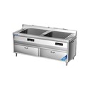 Máy rửa rau củ khử khuẩn tích hợp tinh lọc nước bằng chất xúc tác CHINENG CN-YSJK-JQS1800-B