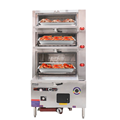 Tủ hấp hải sản 3 tầng dùng gas 