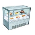 Tủ bánh kem 2 tầng 90cm kính vuông để bàn DG-TZ900  