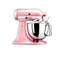 Máy Trộn Bột KitchenAid Artisan 5QT 4,8L – Màu Hồng 2 Tô