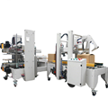 Máy dán băng keo thùng carton tự động GPI-50+GPH-50 
