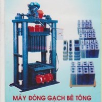 Máy ép gạch xây tường (Block) - hệ 2