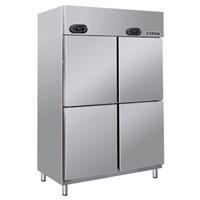 Tủ nửa đông nửa mát 4 cánh inox Berjaya BSDU2F2C/Z