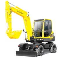 Máy xúc đào bánh lốp Hyundai R55W-7