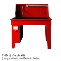 Thùng rửa chi tiết dùng bơm dầu tuần hoàn