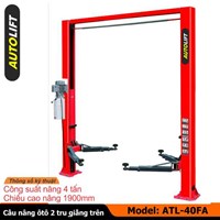 Câu nâng 2 trụ giằng trên AUTOLIFT ATL-40FA