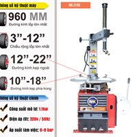 Máy ra vào lốp tay ga và ô tô NK-318E