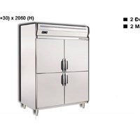 Tủ inox 2 đông 2 mát Berjaya BS-DU4F2C/C