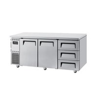 Bàn mát 2 cửa 3 ngăn kéo Turbo Air KUR18-3D-3
