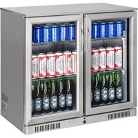 Tủ mát quầy bar mini 2 cánh kính OKASU SC-228FS