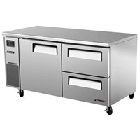 Bàn mát 1 cửa 2 ngăn kéo Turbo Air KUR15-2D-2