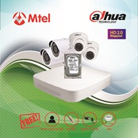 Trọn bộ Camera Dahua 2 mắt 2.0M DHI-XVR4104C