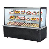 Tủ trưng bày bánh lạnh kính vuông màu đen Berjaya RCS 5SB
