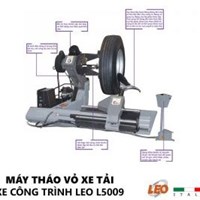 Máy Tháo Vỏ Xe Tải Xe Công Trình LEO L5009 Italy