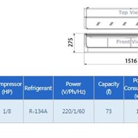 Tủ trưng bày kem Southwind GWRFA18ZF( Hàn Quốc )