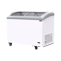 Tủ đông kính cong cửa lùa Sanden Intercool SNC-0355 (330 lít)