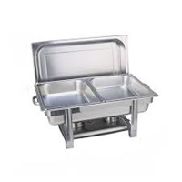 Nồi Buffet Chữ Nhật 2 Ngăn Giá Rẻ Nắp Rời NF2109-2