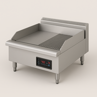Bếp chiên nửa phẳng nửa nhám dùng gas Berjaya GG2BHR-17