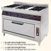Bếp gas 4 đầu kèm lò nướng chạy gas Wailaan WGF4-7