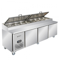 Bàn mát Pizza inox Okasu BS3D/PCF8/Z